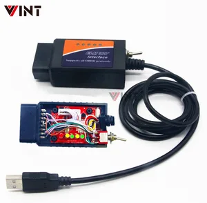 VINT-TT55501 ELM327 USB V1.5 модифицированный для Ford Forscan ELMconfig CH340 + 25K80 chip HS-CAN  MS-CAN Бесплатная доставка