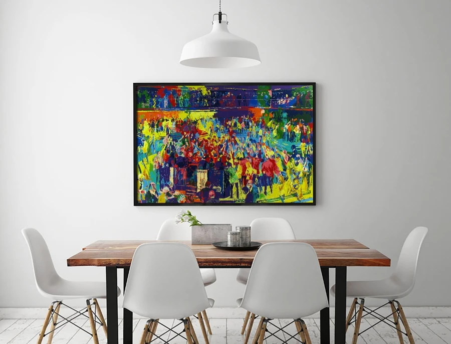 A1832LeRoy Neiman абстрактная Вечеринка людей. HD Печать на холсте домашнее украшение