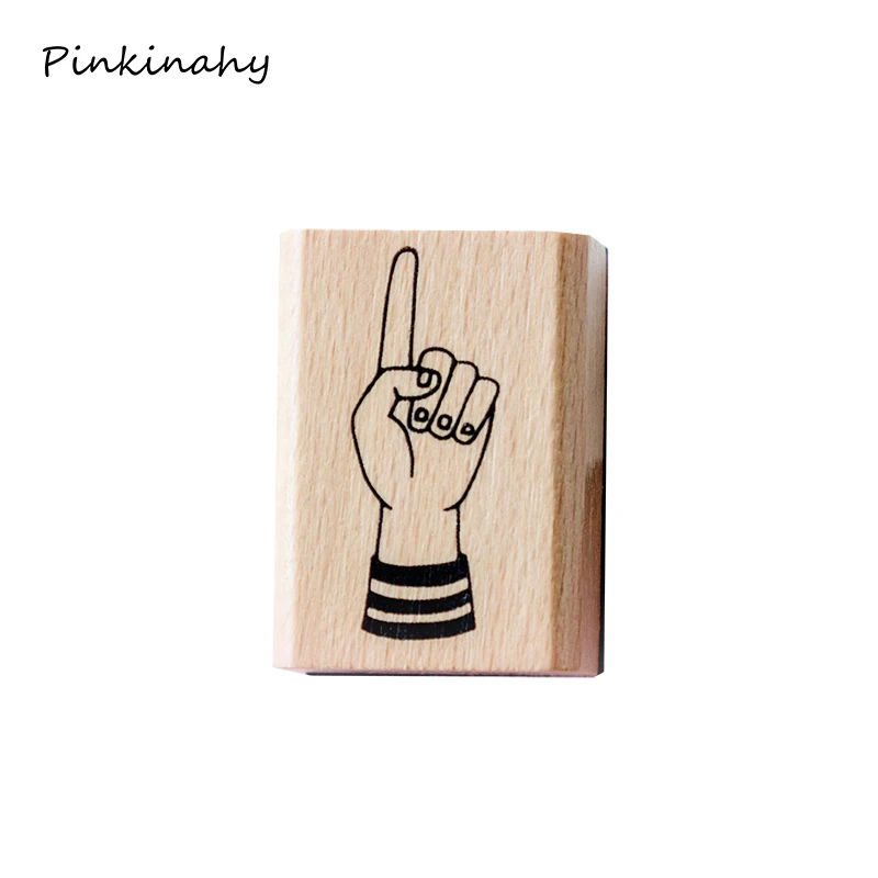 Винтажные жесты ок да украшения Штампы деревянные и резиновые штампы для