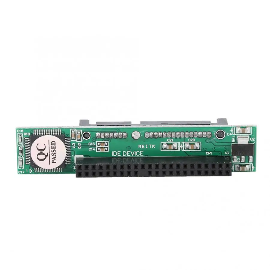 2.5-Inch Hard Drive 22-PIN SATA Female to IDE 44-Pin Male Converter Adapter Card micro usb computer cables |