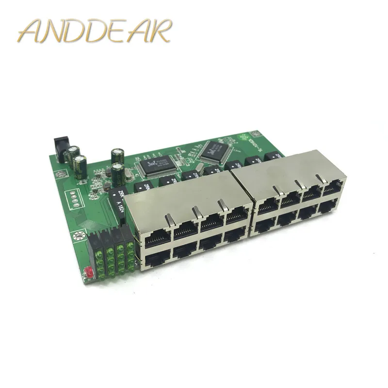 OEM 10 / 100 Мбит/с RJ45 16 портов коммутационный модуль быстрого Ethernet Lan концентратор