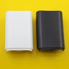 Черно-белый пластиковый батарейный отсек ChengHaoRan 100 шт.лот, запасные части для Xbox 360