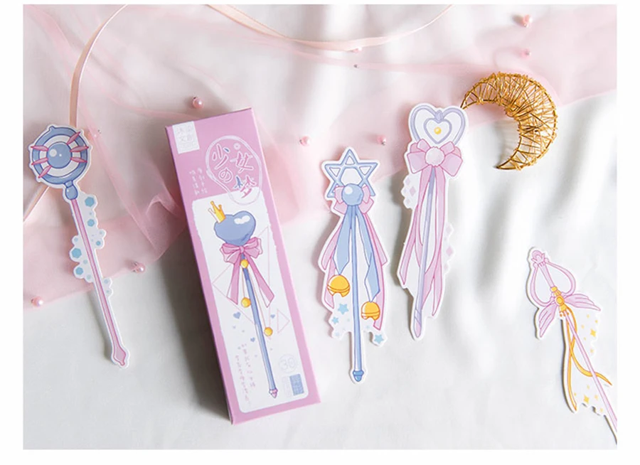 30 шт./кор. kawaii Мечта принцессы учебная Закладка бланке закладки книжные держатели карты сообщения школьные принадлежности papelaria