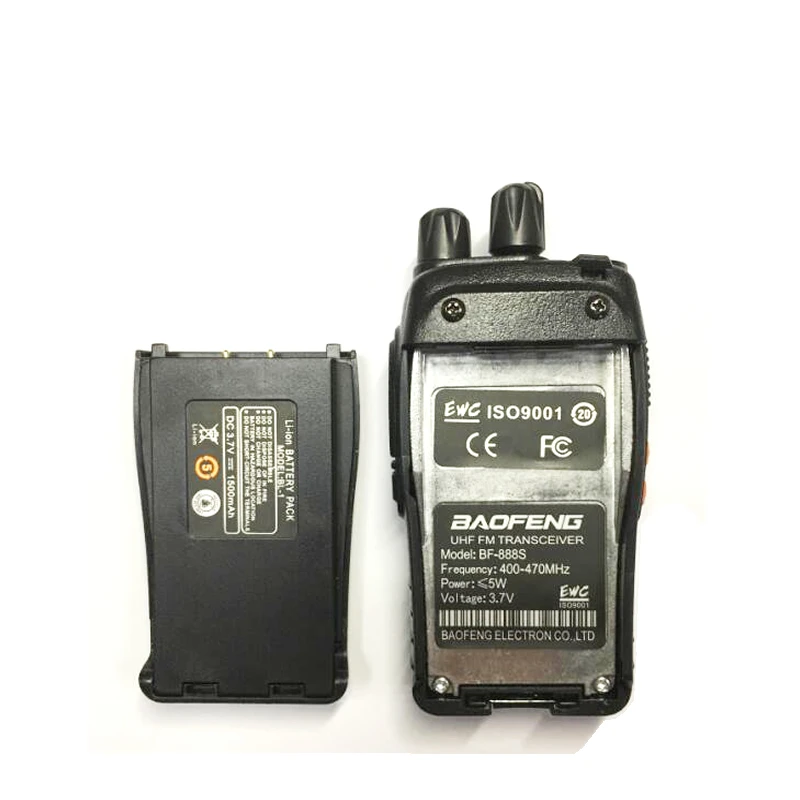 Портативная рация Baofeng BF 888S Talkie радиостанция мощность 5 Вт 16 каналов УВЧ частота 400