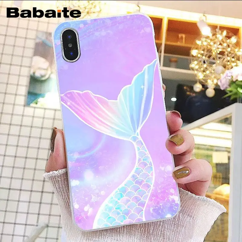 A12 Babaite модная Русалка хвост Bling масштаб чехол для телефона iphone 11 Pro 11Pro Max 8 7 6S Plus 5 5S SE XR X XS MAX 10 Coque - Цвет: A12