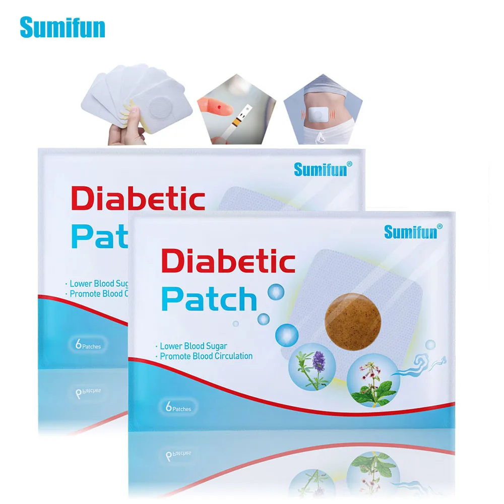 Sumifun 30 шт./5 пакетов диабетические пластыри стабилизируют баланс уровня сахара в
