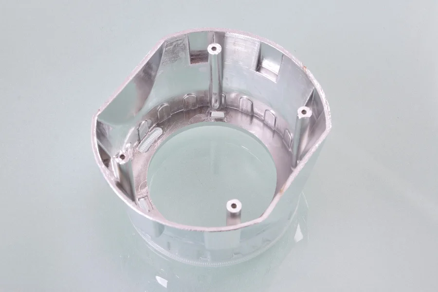 Модифицированная Крышка для фар 2 5 дюйма мини объектива проектора H1 серебряная