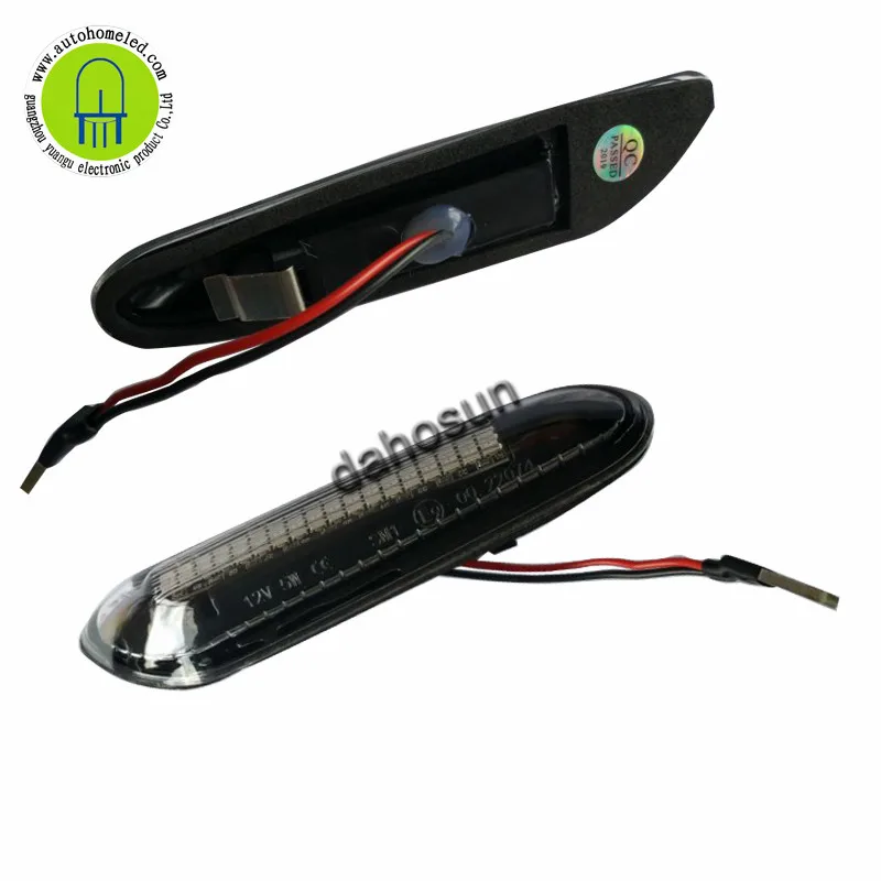 Sequential Flashing Design Amber LED Turn Signal Side Marker Light Compatible with BMW X3 E83 X 1 E84 E60 E82 E88 E46 E90 E91 E9 |