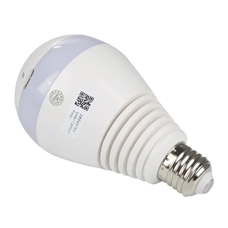 1080 P 360 градусов панорамный Беспроводной IP Умная лампа видеонаблюдение объектив