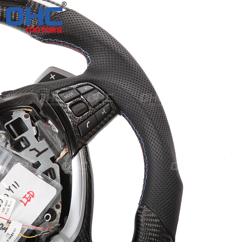 Настоящий руль из углеродного волокна совместим с BMW F10 F12 F01 5 6 7 Seires от OHC