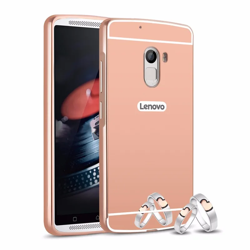 Роскошный Алюминиевый зеркальный чехол для Lenovo K3 K4 K6 Note K5 Plus Z90 S850 P2 P70 S90 K900