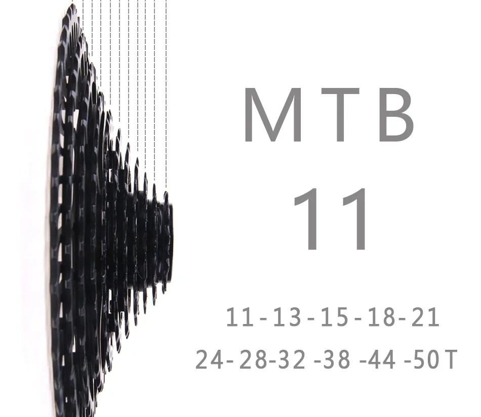WUZEI MTB 11 скоростей 11-50T 11-52T кассета 365g Сверхлегкий велосипед свободного хода 11t Запчасти для велосипеда горный для Shimano M9000 M8000