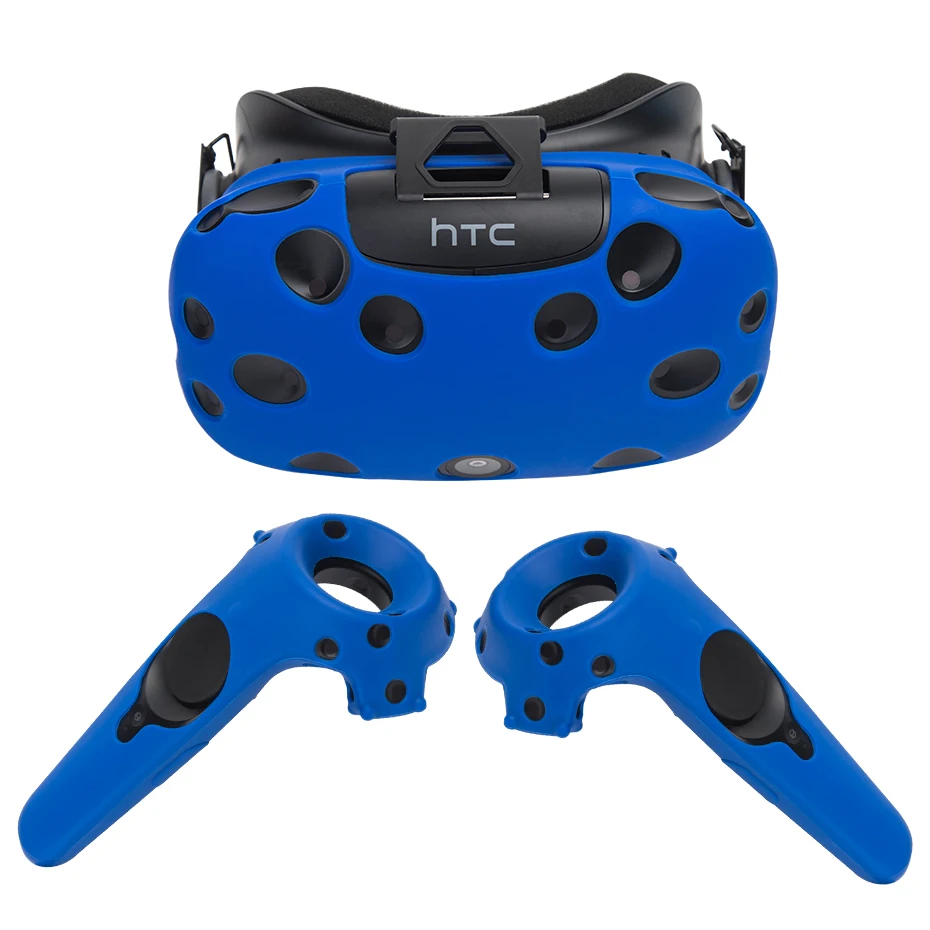 Чехол для гарнитуры Htc Vive, мягкий на ощупь силиконовый резиновый чехол, прочный чехол s, моющиеся очки Vr, шлем, контроллер, чехол с ручкой