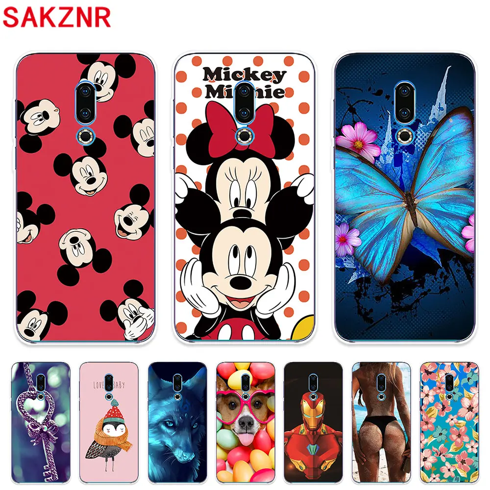 Мягкий силиконовый чехол для Meizu 16 (16th) чехлы 6 0 дюймов Прозрачная силиконовая