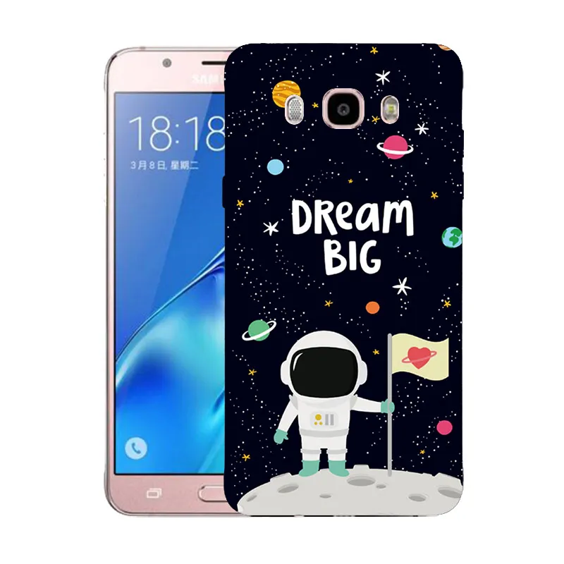Мягкий черный чехол для телефона samsung S8plus s6 s7 edge J1 J330 J7 J5 A3 A5 note8 Moon с рисунком