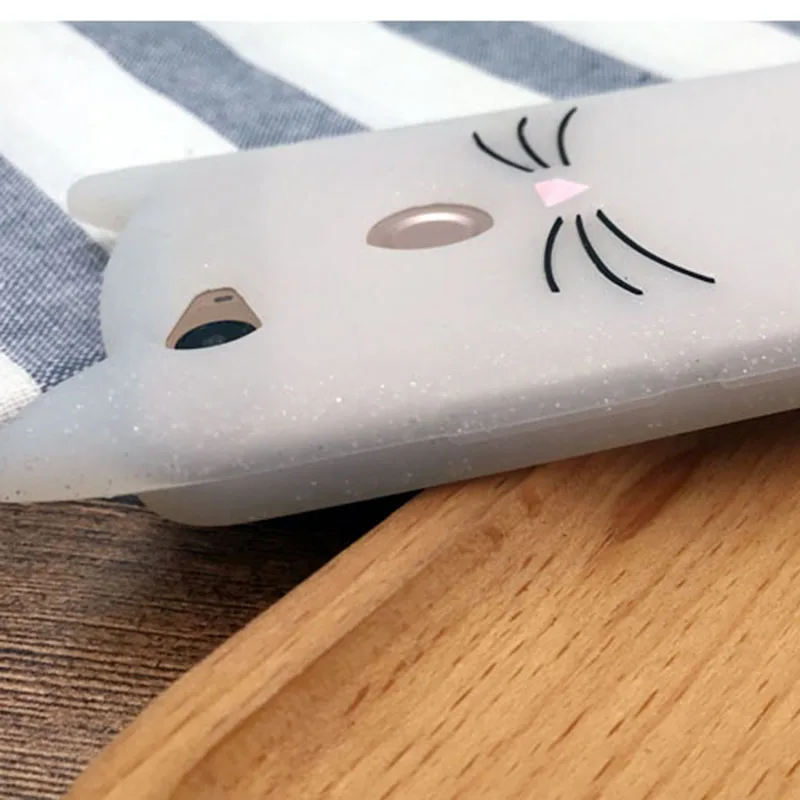 3D милый чехол s для huawei P8 Lite, силиконовый чехол с котом для Huawey Honor 8 Lite, чехол для huawei P9 Lite, чехол