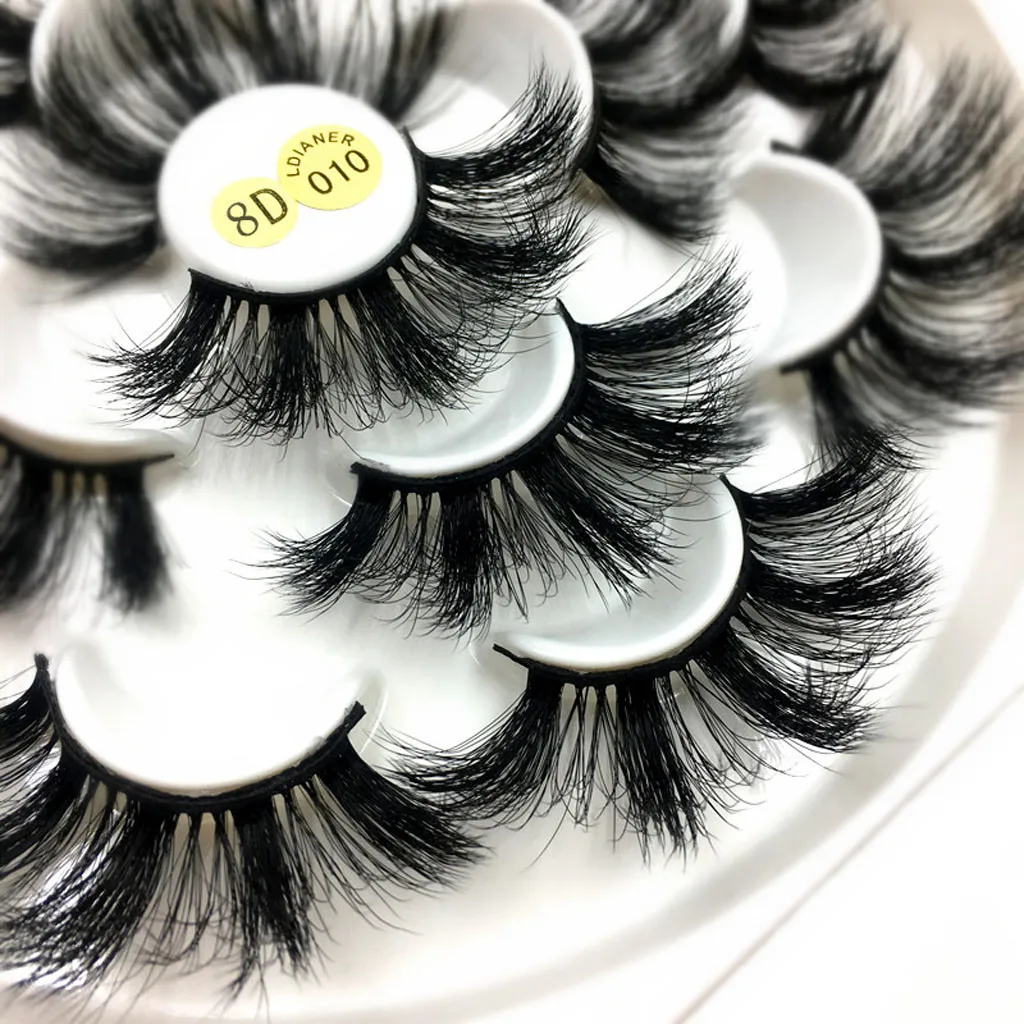 Лучшие OutTop Индивидуальные Накладные ресницы для женщин 7 пар Роскошные 8D
