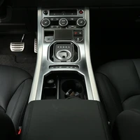 chrome interior accessory for range rover evoque 2011 2019 center console panel trim