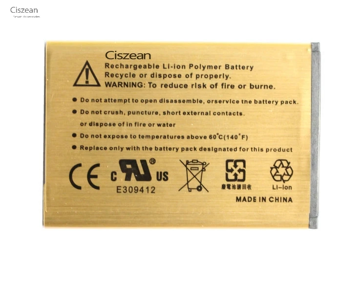 Ciszean 1x2450 мА/ч BA600 3.7VDC золото запасная Li-Ion Батарея для U Кумкват ST25i ST25C мА/ч.