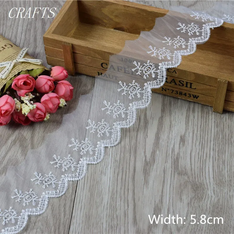 10 ярдов красивое дневное белое свадебное платье diy|diy wedding dress|embroidery lacewhite lace |