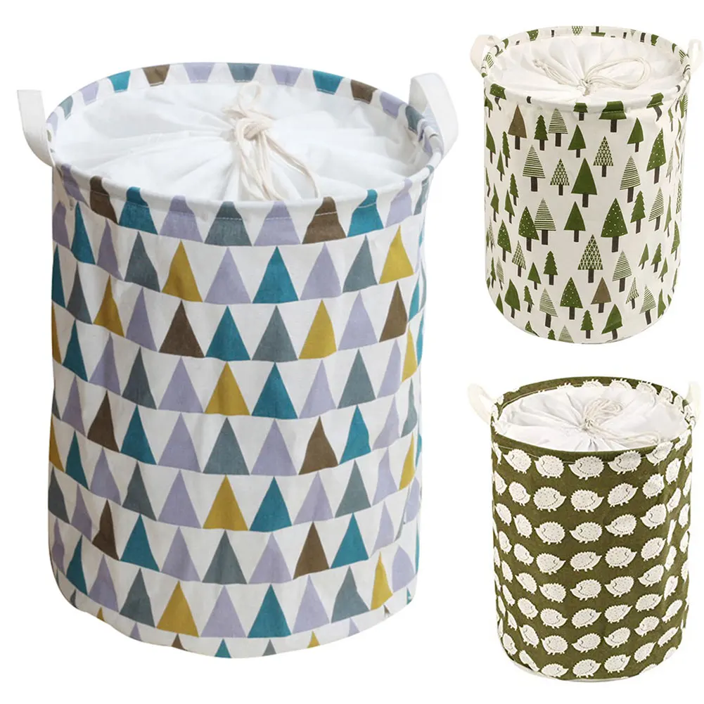 35*45 см складной на шнурке корзина для белья грязной одежды игрушки ведро хранения