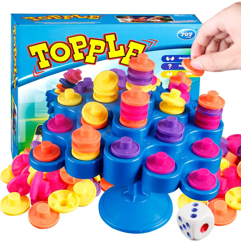 Игра балансировочная Topple не позволяйте когда вы пытаетесь оценить баллы для