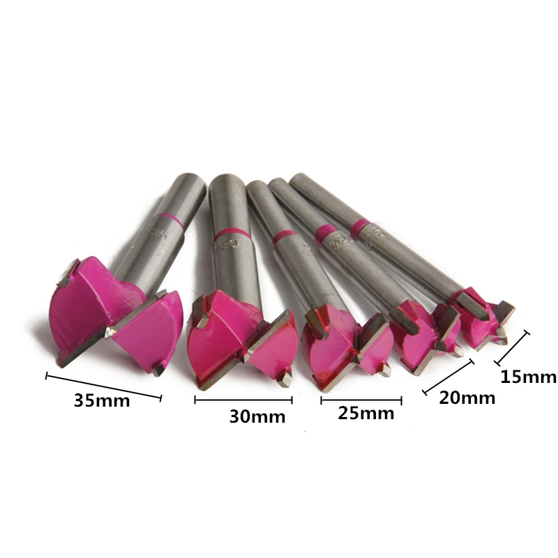 Набор корончатых сверл по дереву 15/20/25/30/35 мм|tools for wood|drill bit setdrill shank |
