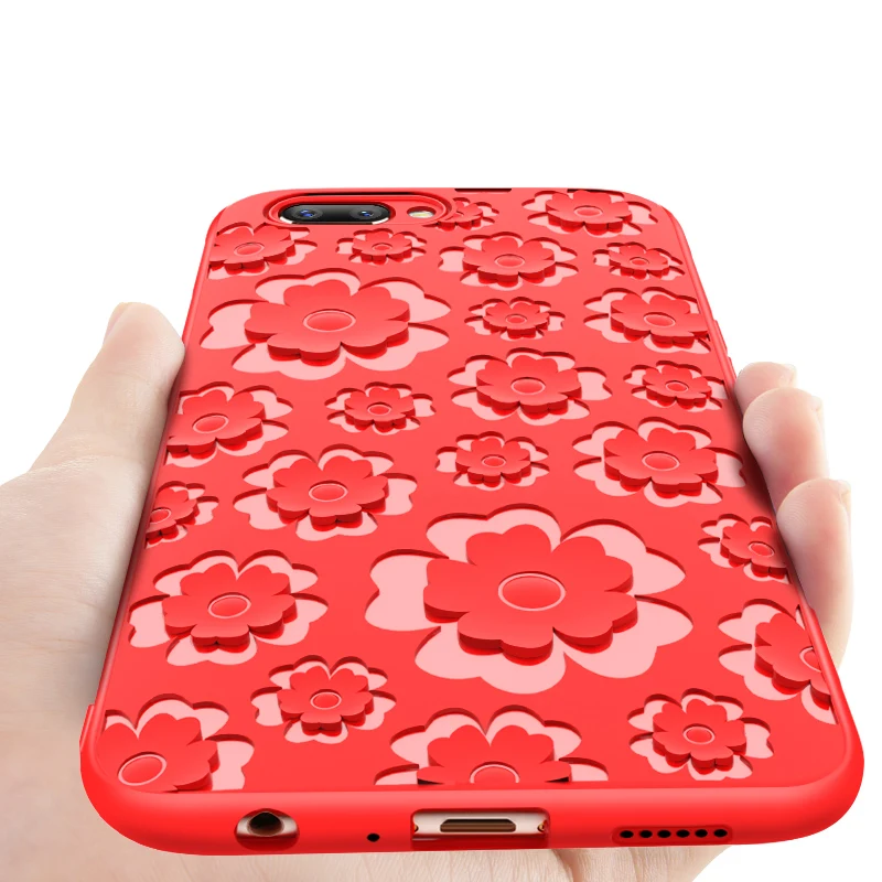 Flowers Anti-knock Case For OPPO R11 / R11plus Cover plus Coque Back Silicone |