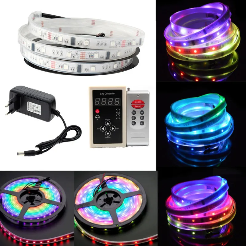 Гибкая светодиодная лента 5 м 6803 IC Dream Color 5050 RGB 30 светодиодный одов/м класс