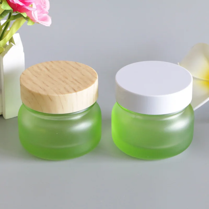Пустой матовый зеленый 50 гр Beauty защита от солнечных лучей баночка для крема