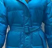 blue coat brown fur Женский зимний ультра-светильник с воротником из натурального меха енота, 90% белый утиный пух, Женская водонепроницаемая теплая куртка с капюшоном, верхняя одежда - Цвет: blue coat brown fur
