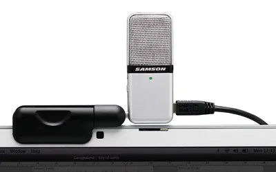 SAMSON Go микрофон клип микрофон компьютер портативный USB конденсаторный видео запись Wav микрофон для ноутбука Ipad Juitar