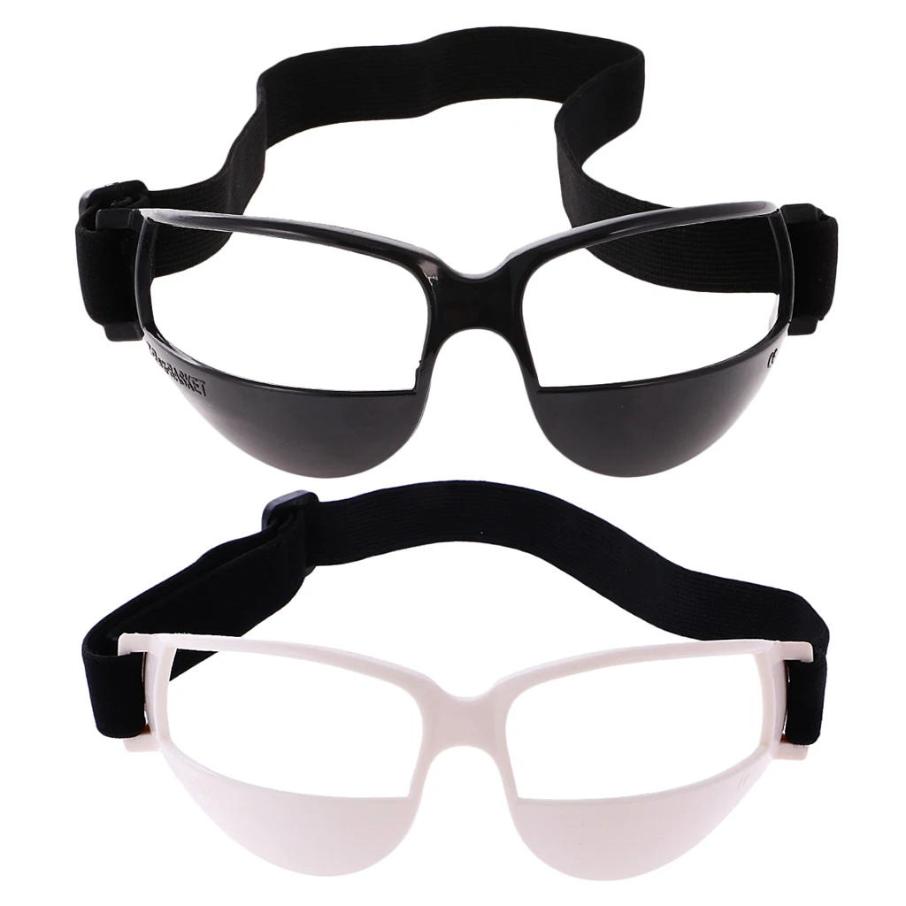 

Universal PC Basketball Dribble Dribbling Specs Goggles Glasses Adjustable Sports Eyewear Training Aid Black/White