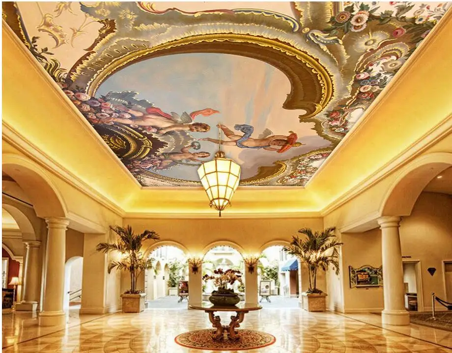 Европейский здание студийной съемки под заказ большие Настенные обои с 3D стерео