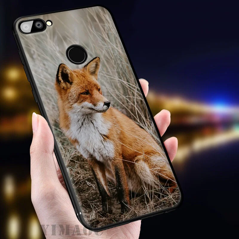 YIMAOC Cute Fox Soft Case for Huawei Honor View 20 10 8X 8 8C 6A 7A 7X 7C Lite Pro Y9 Y7 Y6 Prime 2018 2017 |
