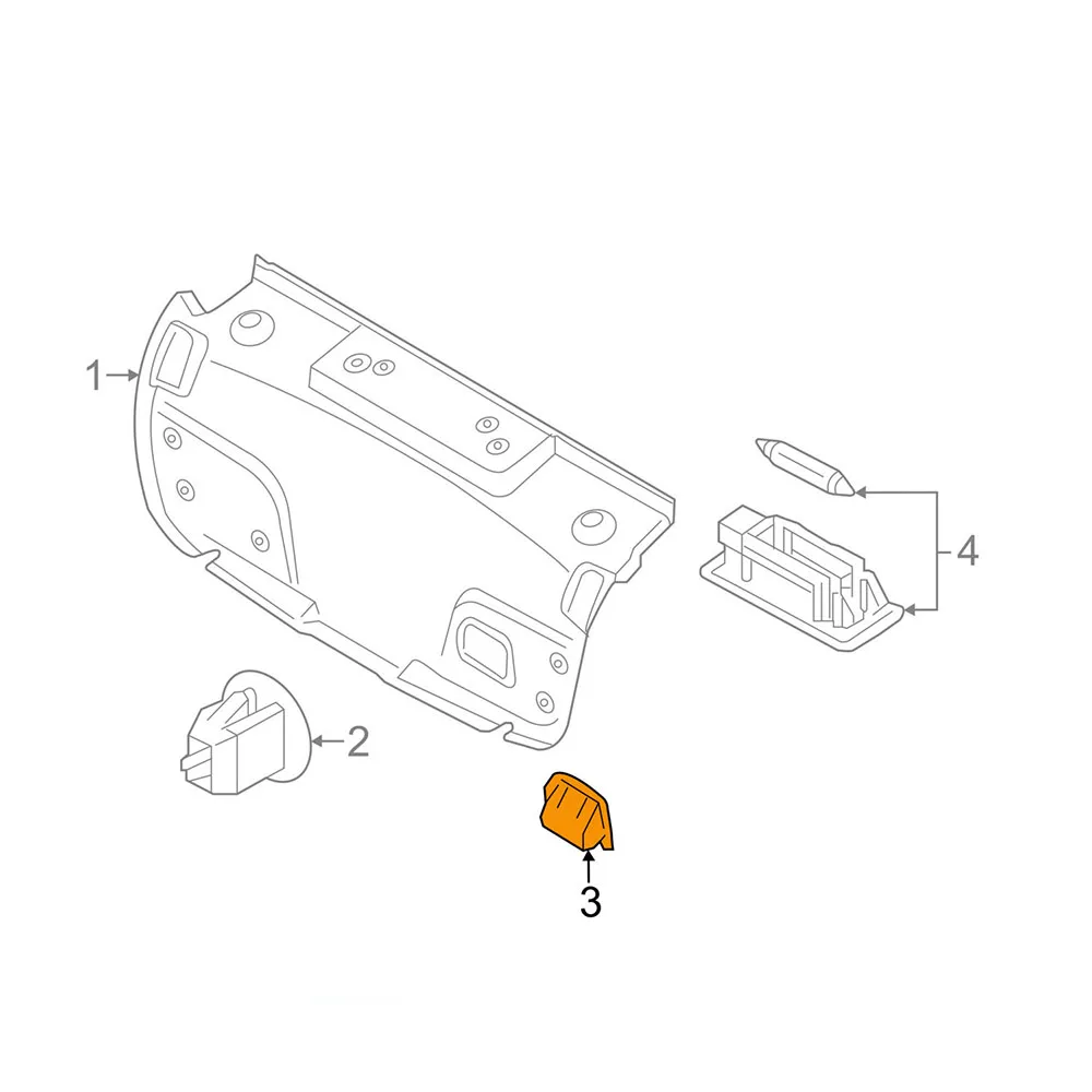 31348022 багажник багажника двери замок кнопка переключения Ручка для Volvo S80 S60 S40 |