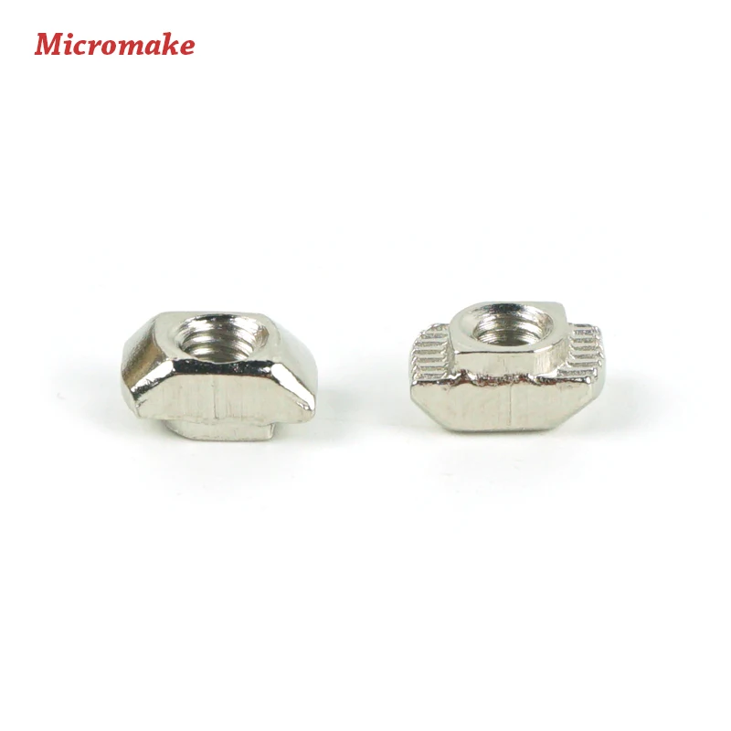 Запчасти для 3D принтера Micromake 10 шт./лот M3/M4 углеродистая сталь Т Тип гайки крепеж
