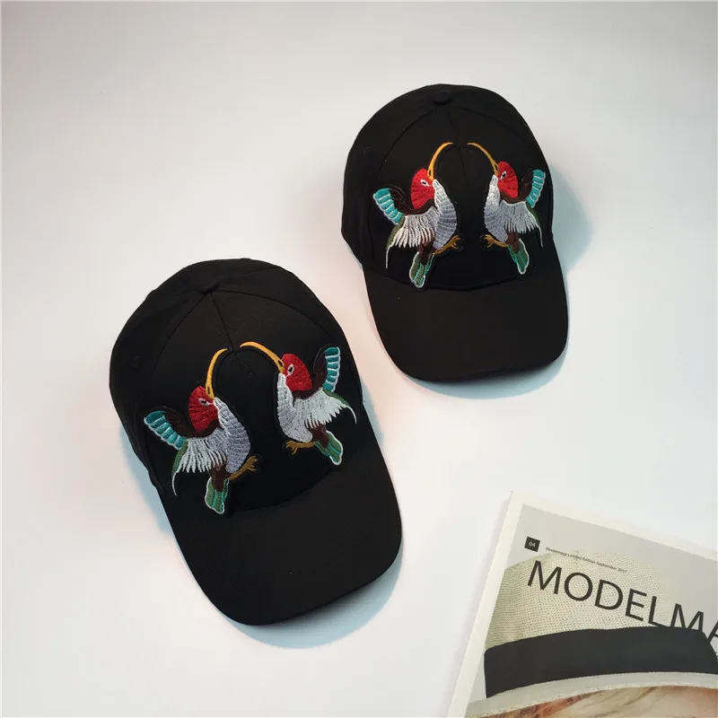 Новинка 2018 женские бейсболки с нашивкой в виде птицы кепки стиле хип хоп