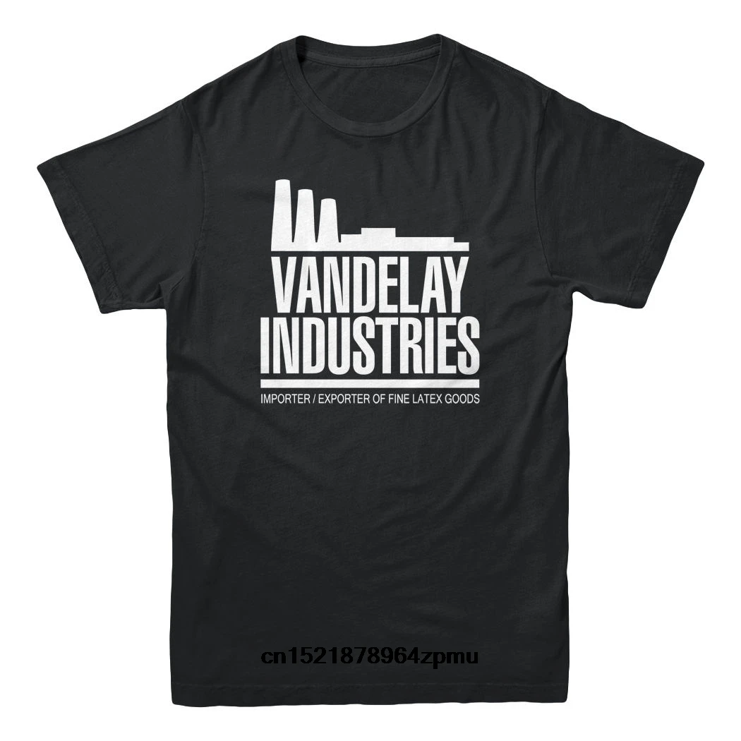 Мужская футболка Vandelay Industries импортер латекс Seinfeld ТВ шоу Sitcom o-образным вырезом