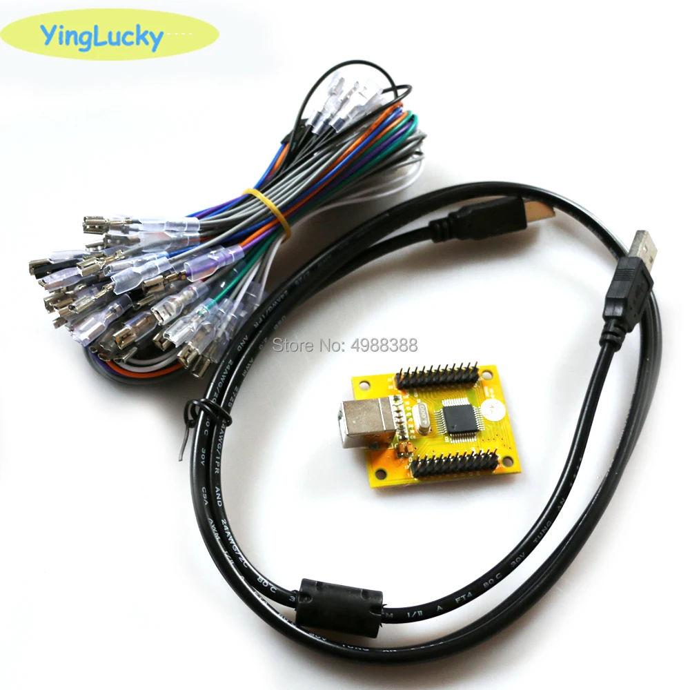 Двойной комбинированный USB кодировщик PS с нулевой задержкой для джойстика ПК и