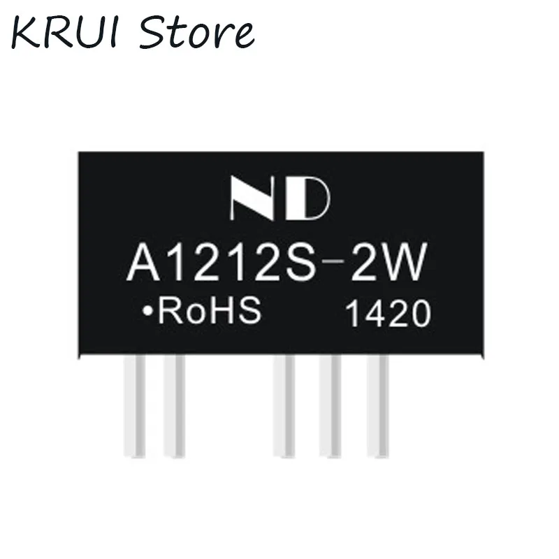 Dc dc модуль питания 12V двойной выход изолированный источник преобразователь A1212S