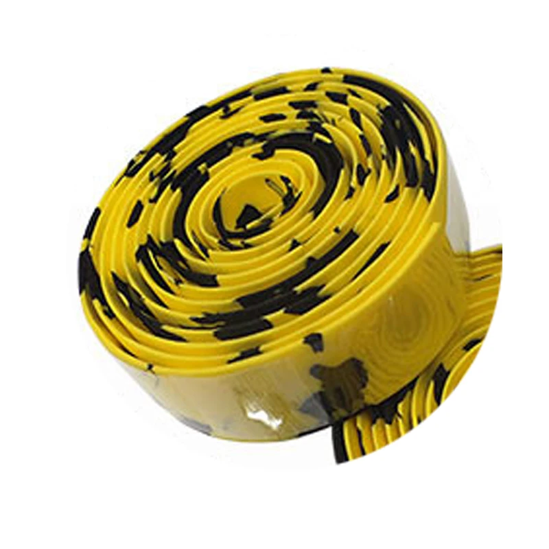 Black Yellow Велосипедная Нескользящая ручка резиновый дорожный велосипед велосипедные ленты на руль с 2 бар вилка велосипедные аксессуары JC - Цвет: Black Yellow