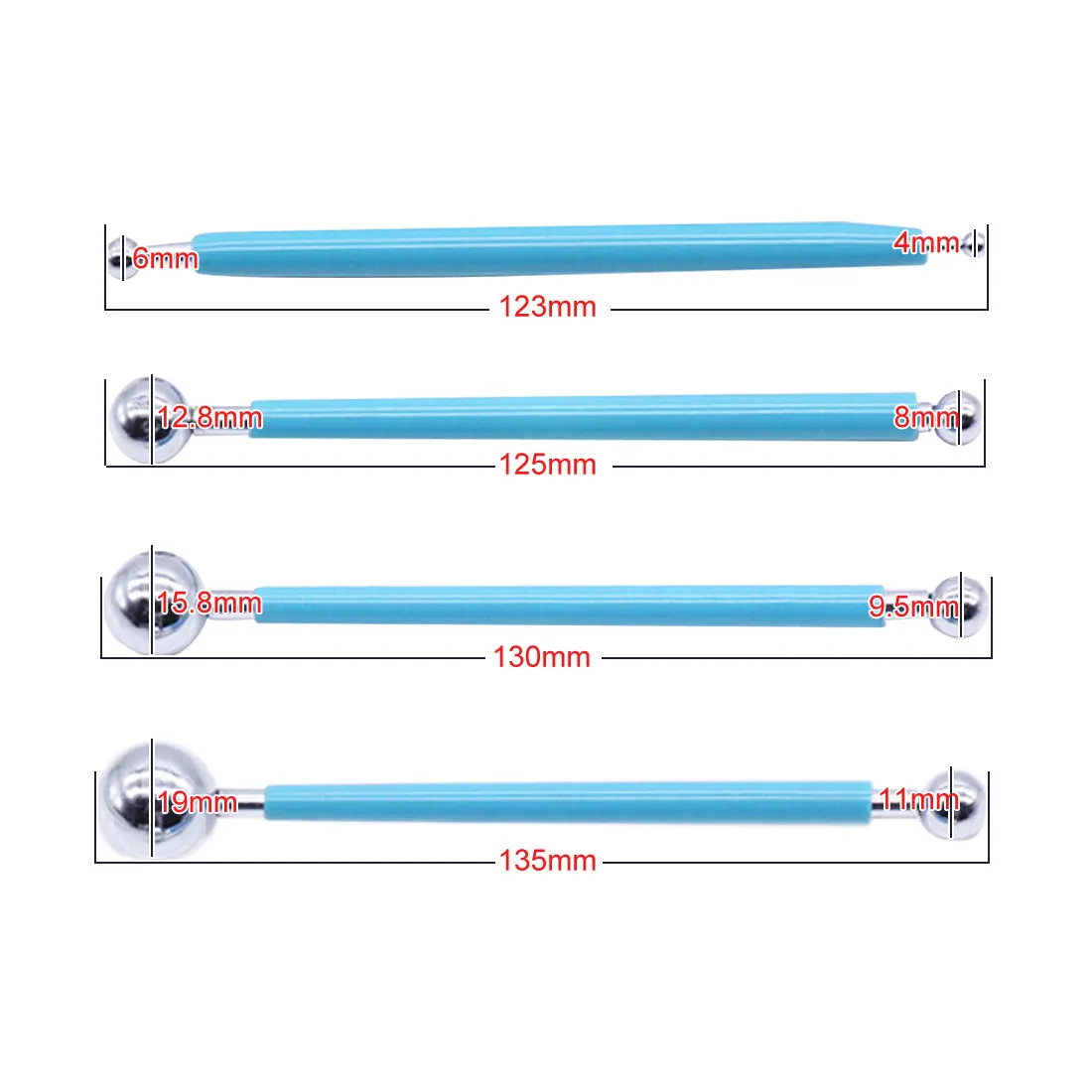 Керамические инструменты для глины игрушки резьба формовочный шар стилус 4