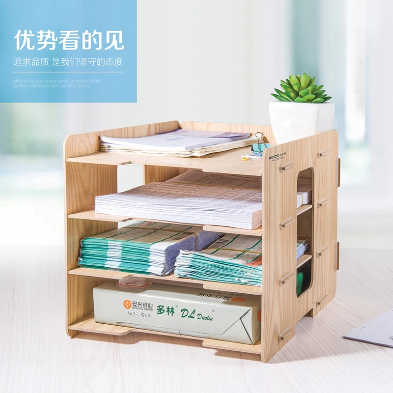 Wooden 4 Layers Desk Tray D9119 | Дом и сад