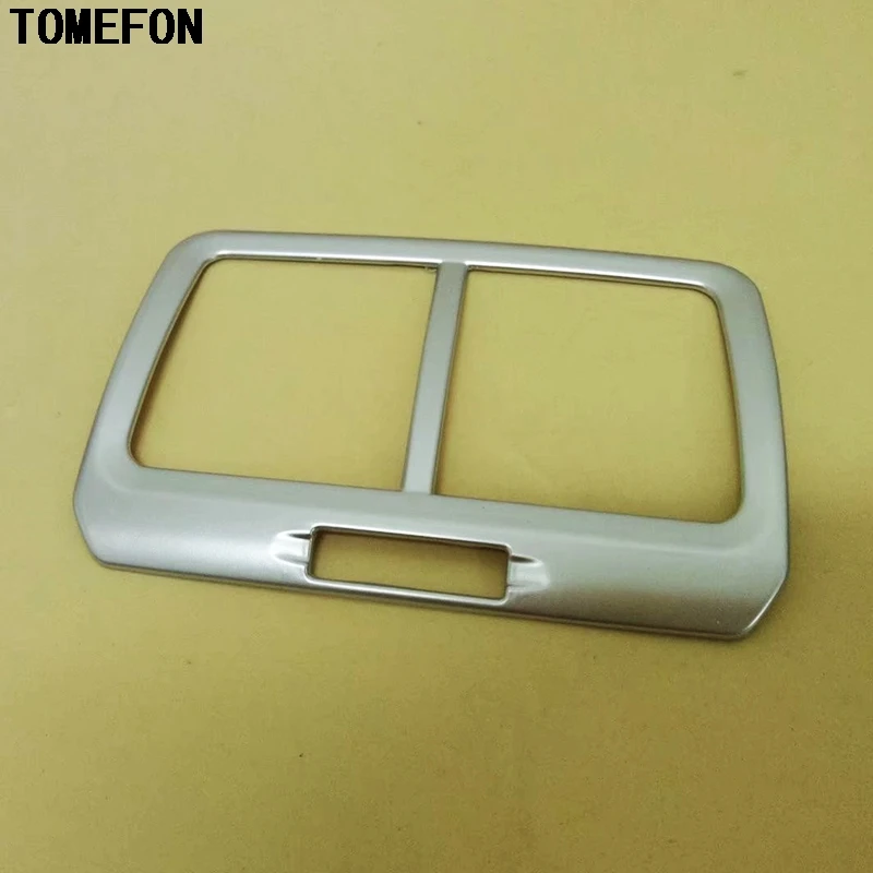 TOMEFON For Volkswagen Golf 7 GOLF7 2013-2017 ABS Chrome Rear Armrest Air Vent Decoration Sequins Box Auto Accessories | Автомобили и