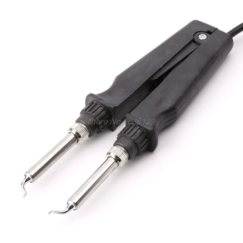 

902 ESD SMD Double Soldering Iron Tweezer Handle Clip Heating Plier Soldering Station Accessories Whosale&DropShip