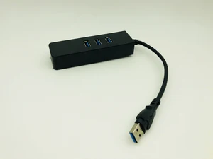 Высокоскоростной 3 порта USB 3,0 концентратор 101001000 Мбитс к RJ45 Gigabit Ethernet LAN проводной сетевой адаптер конвертер для Windows Mac