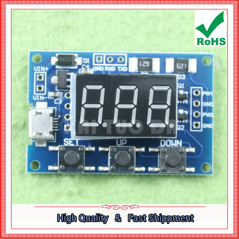 2-полосный ШИМ-модуль с регулировкой частоты импульса и цикла работы