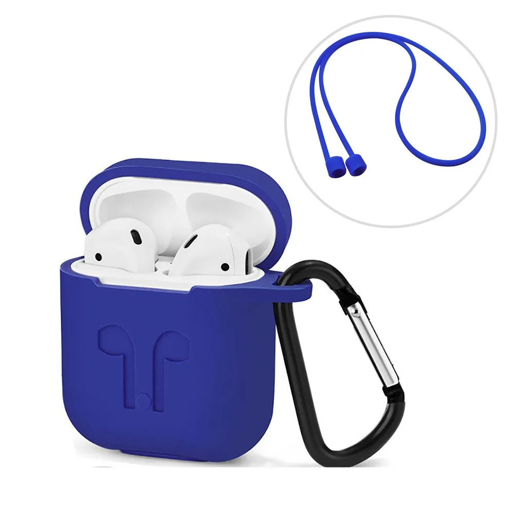 Защитный силиконовый чехол для AirPods наушников iphone беспроводные наушники