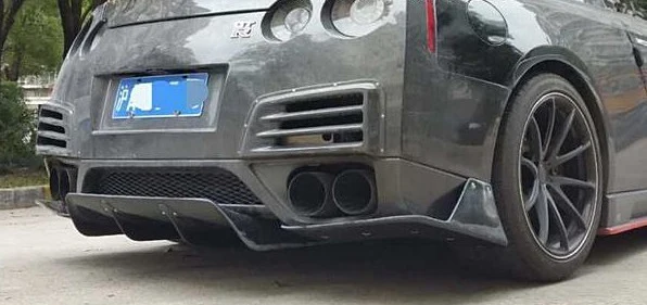 Автомобильный Стайлинг для Nissan R35 GTR LB Style Fibe стеклянный задний диффузор FRP